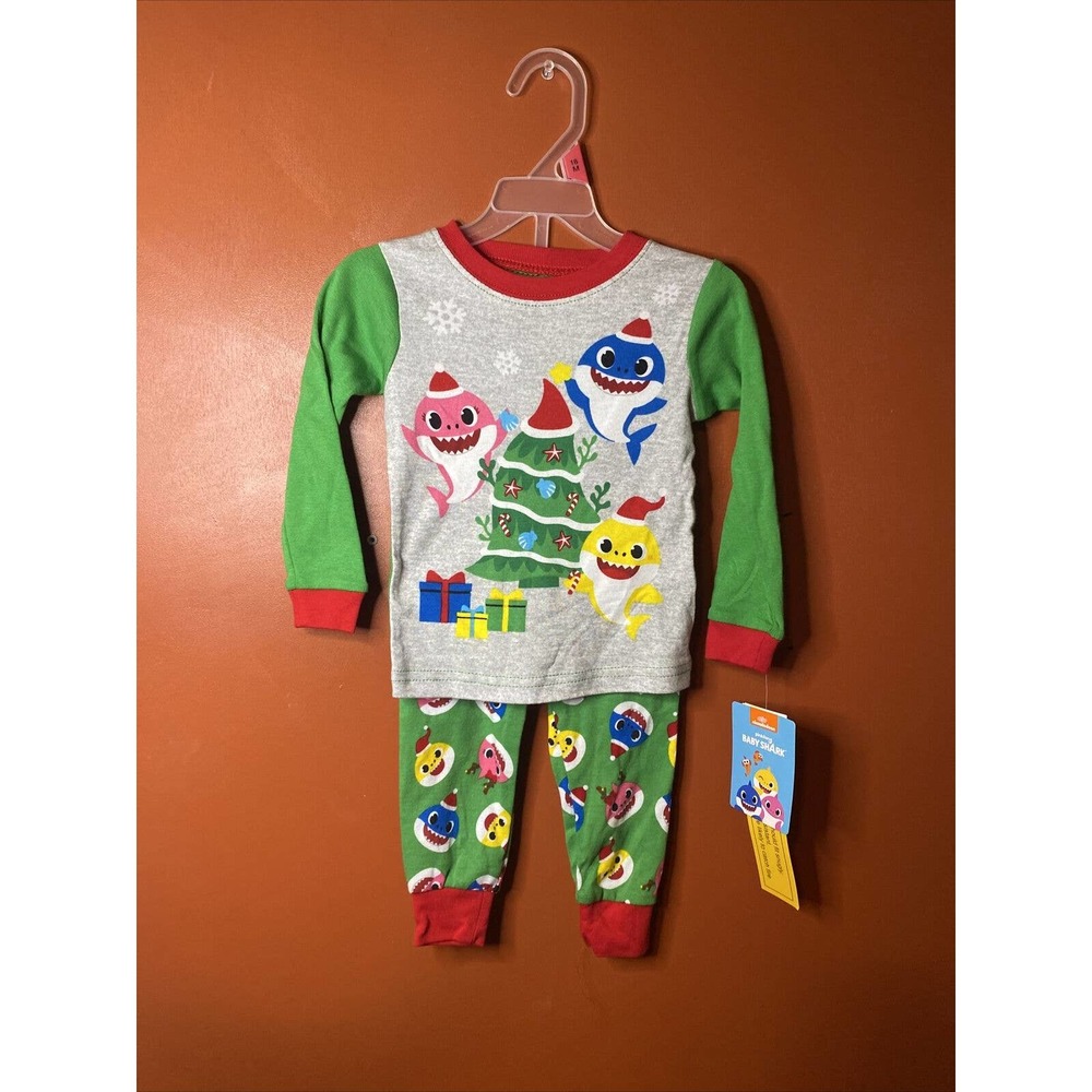 Nickelodeon, Baby Shark Toddler Pajamas, 2-piece set, 18month, New